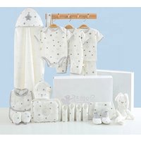 GS0501 Baby gift box pure cotton suit newborn short sleeve triangle jumpsuit