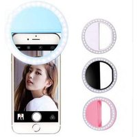 2018 Low Promotion LED Ring Light for Camera Selfie LED Camera Light 36 LED for iPhone iPad Sumsung Galaxy