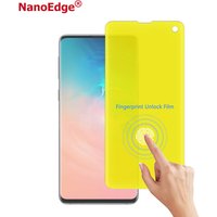 Amazon Gold Supplier Nanoedge TPU Film 3D Full Glue Anti Shock S10 Plus Screen Protector For Samsung S10 Screen Protector