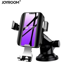 Joyroom dashboard mobile car phone holder with wireless charging