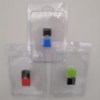 factory wholesale high quality packing customize logo vape cartridge transparent blister carts package for juu jili pods