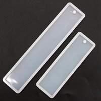 silicone rectangle bookmark mold ruler resin mold