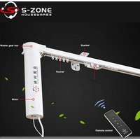 2m heavy duty electric motorized curtain track system with accessories in stock