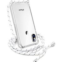 Crystal Clear Flexible Soft Cross Body Phone Case For Apple Iphone Xr 6.1 Inch