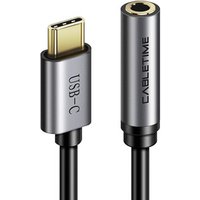 CABLETIME Type C to 3.5MM Headphone Adapter USB C to Aux Cable Connector cable for Pixel Huawei One Plus 6T