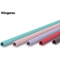 Wholesale heart shaped flexible collapsible straw eco friendly reusable silicone drinking straws with straw brush