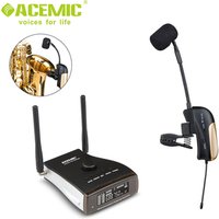 ACEMIC PR-8/ST4 ECHO sax mic with 3 levels of echo effect wireless saxophone microphone