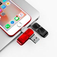 EAGET Flash Drive iPhone 64/128GB USB 3.0 Pen Drive Pendrive Flash Disk MFI USB Stick for iPad Laptop PC for iPhone X 8 7 Plus
