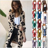 Leopard Print Knit Cardigan