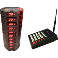 Wireless patron pager service Self-take pager service call system for supermarket restaurant coffee shop