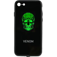 Luxury Creative LED Light Mobile Phone TPU Shell Custom Venom Flash Anti-fall Smart Phone Protective Cover Case for Iphone