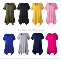 Short Sleeve Cotton Tunic Top