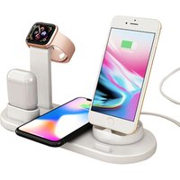 New Arrival 3 in 1 Docking Station Wireless Mobile Phone Charger For Apple Watch Stand With Dock for iPhone for Air Pods
