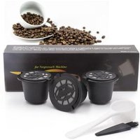 High Quality Reusable Coffee Espresso Filter Coffee Pods 3-Pack Refillable Empty Coffee Capsule