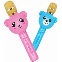 KTV Mic Kids Speaker Wireless Blue tooth Karaoke Microphone E102