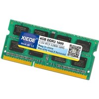 Hot sale high quality XIEDE DDR3 1600MHz 4GB Double-sided 16 Pieces of 256 Particles Memory RAM Module for Laptop
