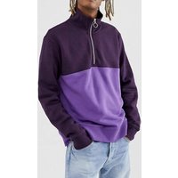 OEM hoodie wholesale 2019 latest color block sweatshirt hoodie streetwear custom printed pullover purple hoodie for men