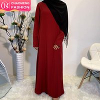 Plain Long Sleeve Maxi Dress