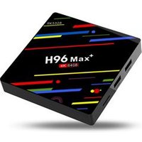 Factory directly New H96 max+ 4K Android 8.1 Oreo with rk3328 4gb 64gb android tv box