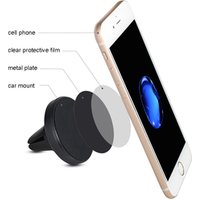 Universal cheap price silicone 4 pcs N45 magnetic air vent cell mobile phone holder for car