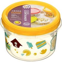 LULA 3pcs 500ml New BPA FREE Plastic Food Storage Snack Container for Kids with Screw Off Lid