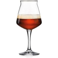 OEM Logo Branded Fancy Lead free Handmade Teku Beer Glass With Stem
