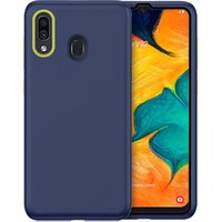 Hard pc soft silicone rubber phone case shockproof for Samsung a10 cover 3 in 1 full cover cell phone case