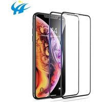 (full adhesive glue) new 5d full curved cover best smart cell phone mobile tempered glass for iphone xs xs max screen protector