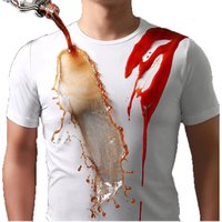 Water Coffee Resistant Plain T Shirt