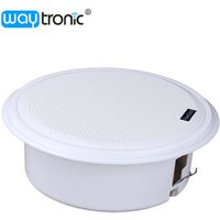 Microwave Body Induction Ceiling Mounted Voice Amplifier Horn Speaker 10w In-ceiling Speaker hotel ceiling speaker