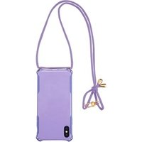 Colorful 2 in 1 Shockproof Lanyard Phone Case for iPhone Xs Max,Adjustable Long Necklace Hanging Strap Outdoors Travel Case