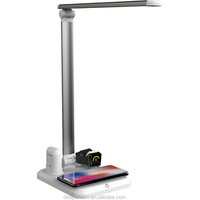New Arrival High Quality 4 In 1 Table Night Light Led Desk Lamp With Qi Wireless Charger
