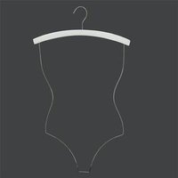 HHanger White Wooden top body form hanger sports coat swimwear hangers
