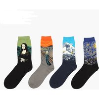 Art Oil Painting Cotton Socks