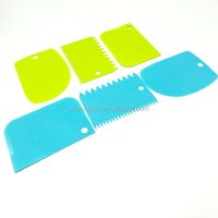 Baking Pastry Tools Hard Plastic Dough Cutter Dough Pastry Cake Scraper