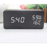 Digital Alarm Clock Backlight Temperature & Radio