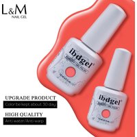 Ibdgel Living Coral Orange Series Nail Art Gel Nail Varnish Polish