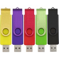 Weekly deals 70% off support trade assurance OEM metal OTG pendrive 32GB usb flash drive 64gb colorful usb stick for phone