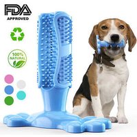 In stock fast shipping silicone dog tooth brush chew dog toy