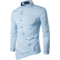 Oblique Irregular Casual Dress Shirt