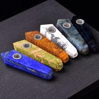 Wholesale Natural Tobacco Stone Pipes Crystal Quartz Smoking Weed Pipe
