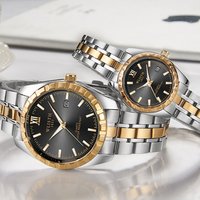WLISTH brand explosion models luxury diamond quartz watch couple table business stainless steel belt table cross mirror supply