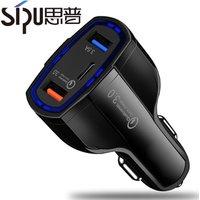 SIPU fast charging qc3.0 usb car charger for cell phone