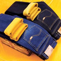 Thickened Elastic Straight Jeans Autumn & Winter