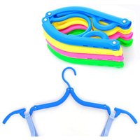 Folding Plastic Hangers With Hooks For Clothes Towel Organizer Laundry Hanger Rack Travel Outdoor And Home Wardrobe Storage Rack