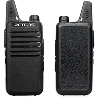 Retevis RT22 Long Range mini walkie talkie UHF400-480MHz 16CH VOX TOT Scan Squelch Two Way Radio 16Channel Lock Emergency Alarm
