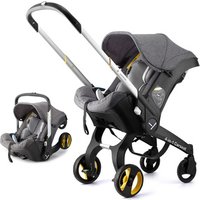 4 IN 1 Car Seat Stroller Baby Carriage Basket Portable Travel System Stroller with Safety Seat for 0-3 Years baby