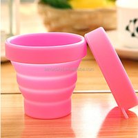 Collapsible Silicone Travel Cup Foldable Sterilizing Cup