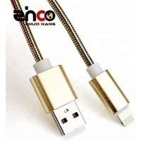 High quality more 2A cell phone fast charge with metal spring for Samsung Iphone Type C Data multi USB cable