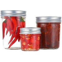 WeVi mason cookie food airtight jar storage honey and candy glass jar with lid custom